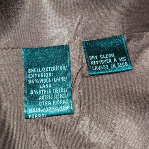 Ralph Lauren Brown/Olive Herringbone Eques Jacket w/ Velvet Collar SIZE 4 - Picture 6 of 8